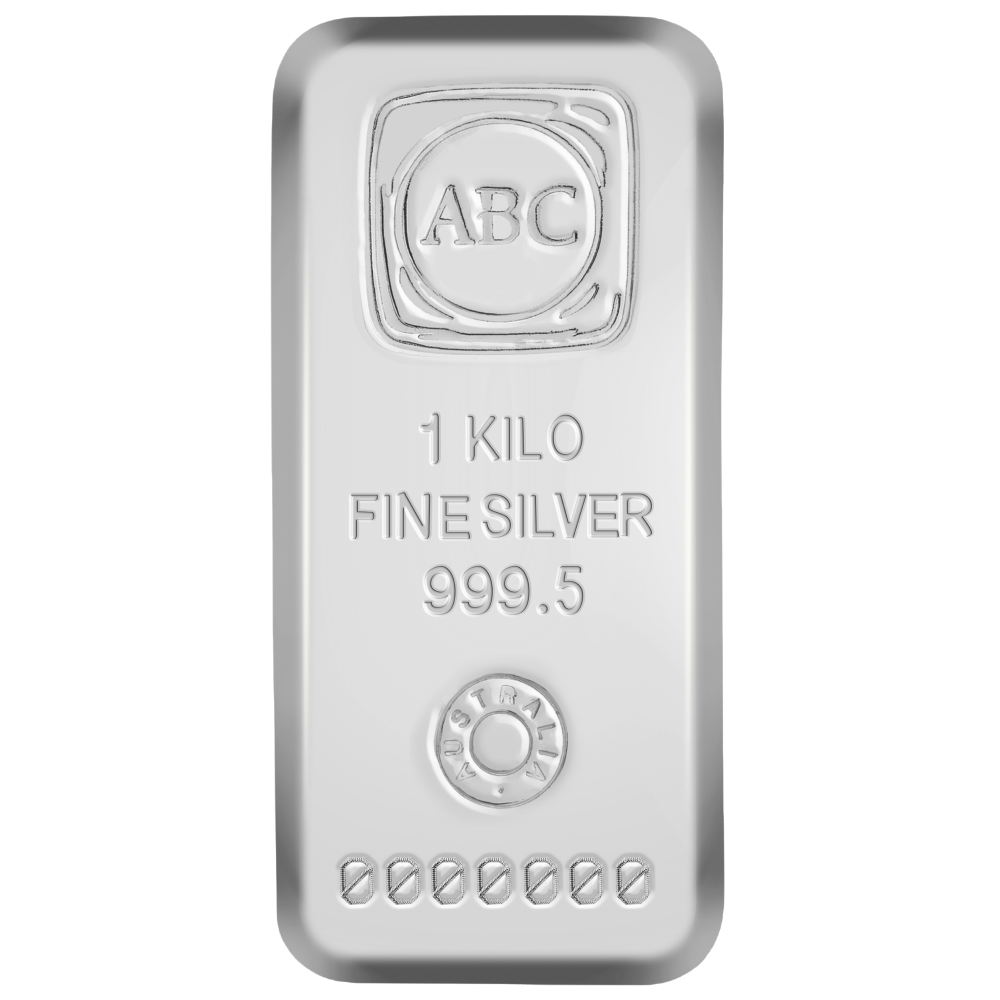 1kg Silver Cast Bar - ABC Bullion
