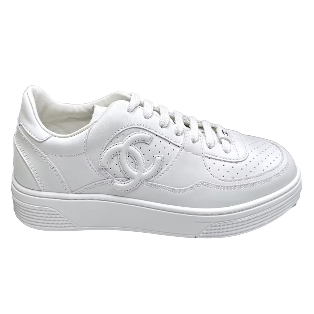23 A Collection White Leather
