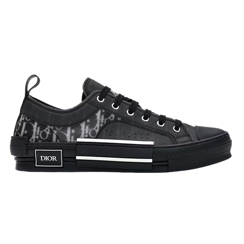 B23 Low Top Canvas Oblique Black