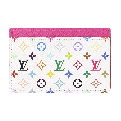 Card Holder White Multicolored