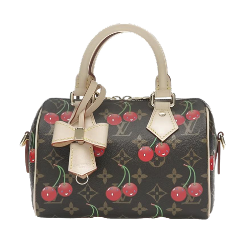 Cherry Speedy Bandouliere 20 Brown Monogram