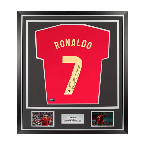 Cristiano Ronaldo Back Signed Portugal 2021