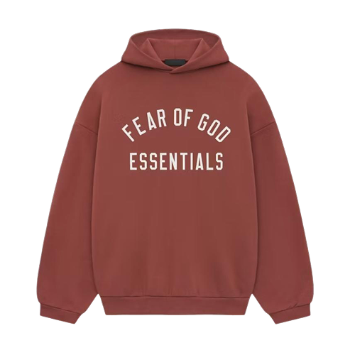 Essentials Fleece Hoodie Crimson