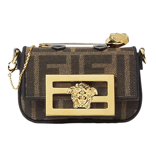 Fendace Nano Baguette Micro Bag Brown