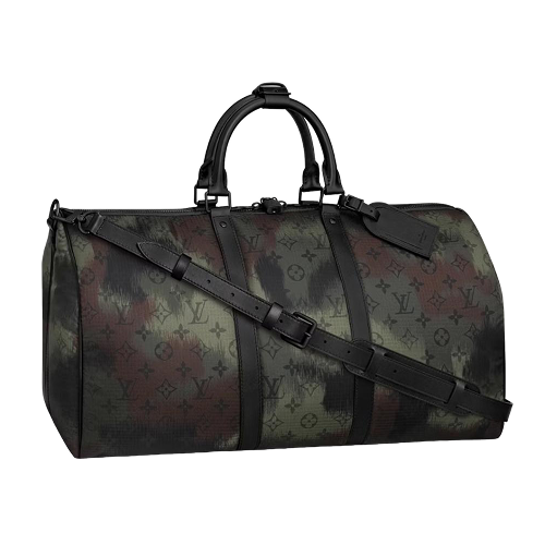 Keepall Bandouliere Camouflage Monogram 50 Black/Green