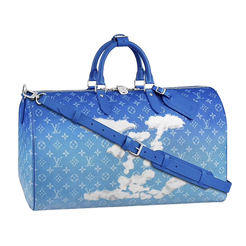 Keepall Bandouliere Clouds Monogram 50 Blue