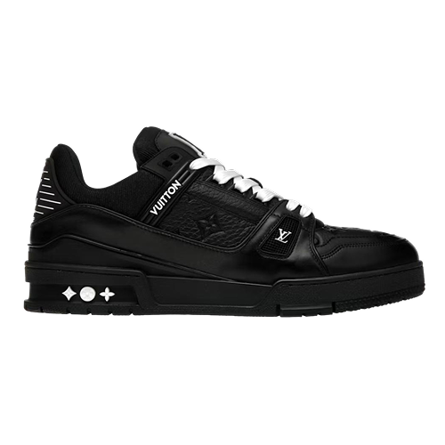 LV Trainer Black Embossed Monogram