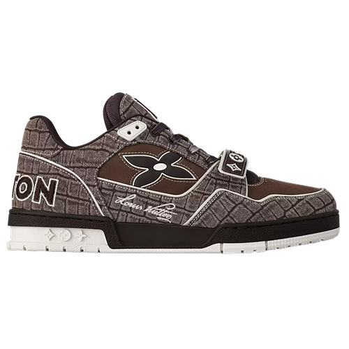 LV Trainer Mocha Brown Crocodile