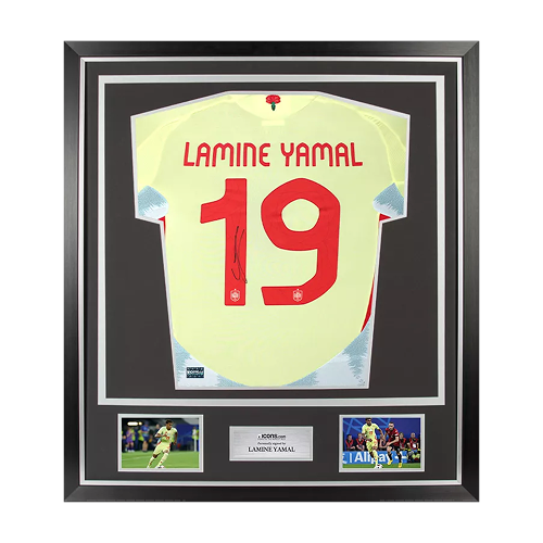 Lamine Yamal Back Signed Spain Authentic 2024-25