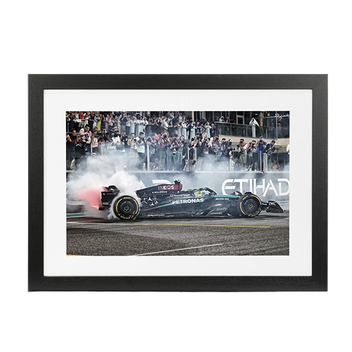 Lewis Hamilton 2024 Mercedes AMG Petronas Box Frame Print
