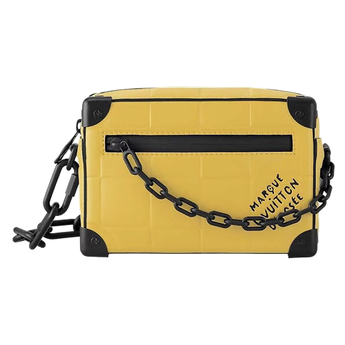 Mini Soft Trunk Damier Scuba Yellow