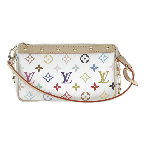Pochette Accessoires White Multicolored