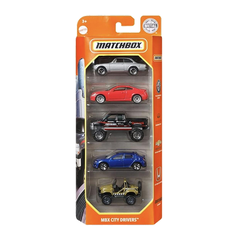 Set of 5 Toy Cars