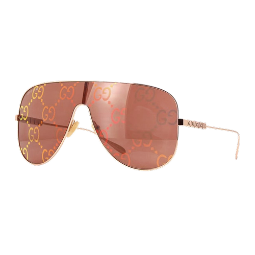 Shield Sunglasses Rose Gold
