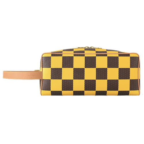 Shoes Bag Damier Pop Yellow