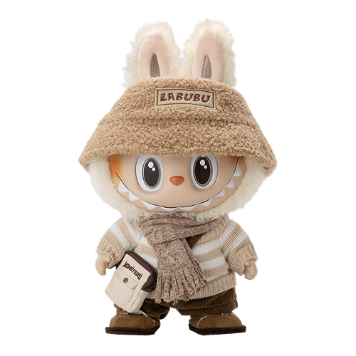 The Monsters Labubu Dress be Latte Vinyl Plush Doll