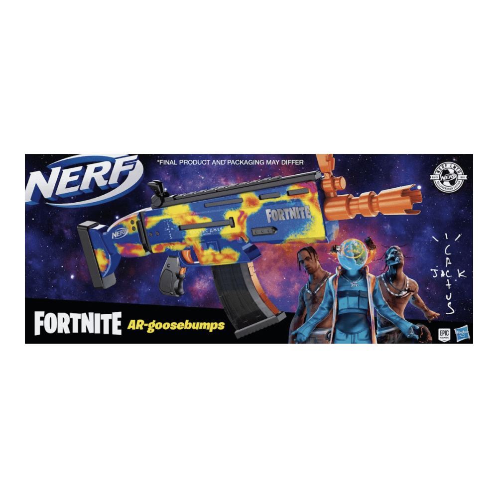 Travis Scott Cactus Jack Fortnite AR-Goosebumps Nerf Elite Dart Blaster