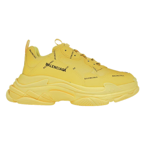 Triple S Allover Logo Yellow