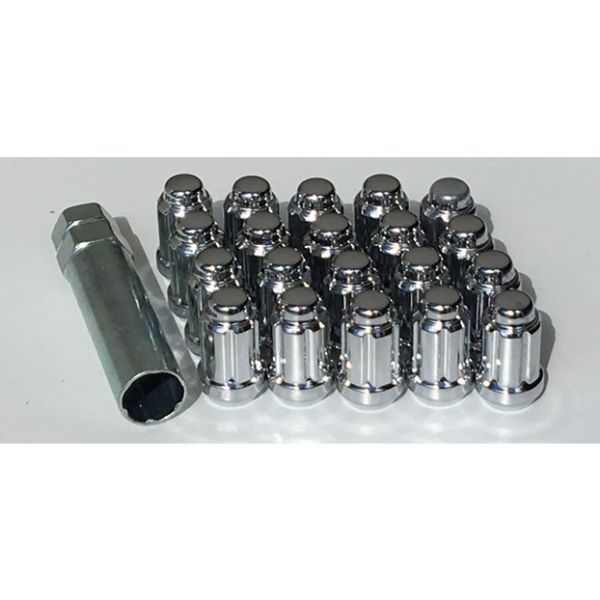 Gorilla 9/16 Heavy Duty Chrome Et Spline Wheel Nuts 20 Pieces With Key