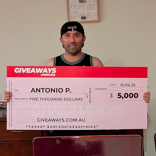 Antonio P. Won $5000 Cash #11