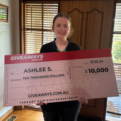 Ashlee S. Won $10000 Tax Free Cash #5