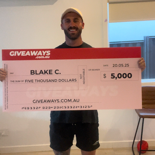 Blake C. Won $5000 Cash #13