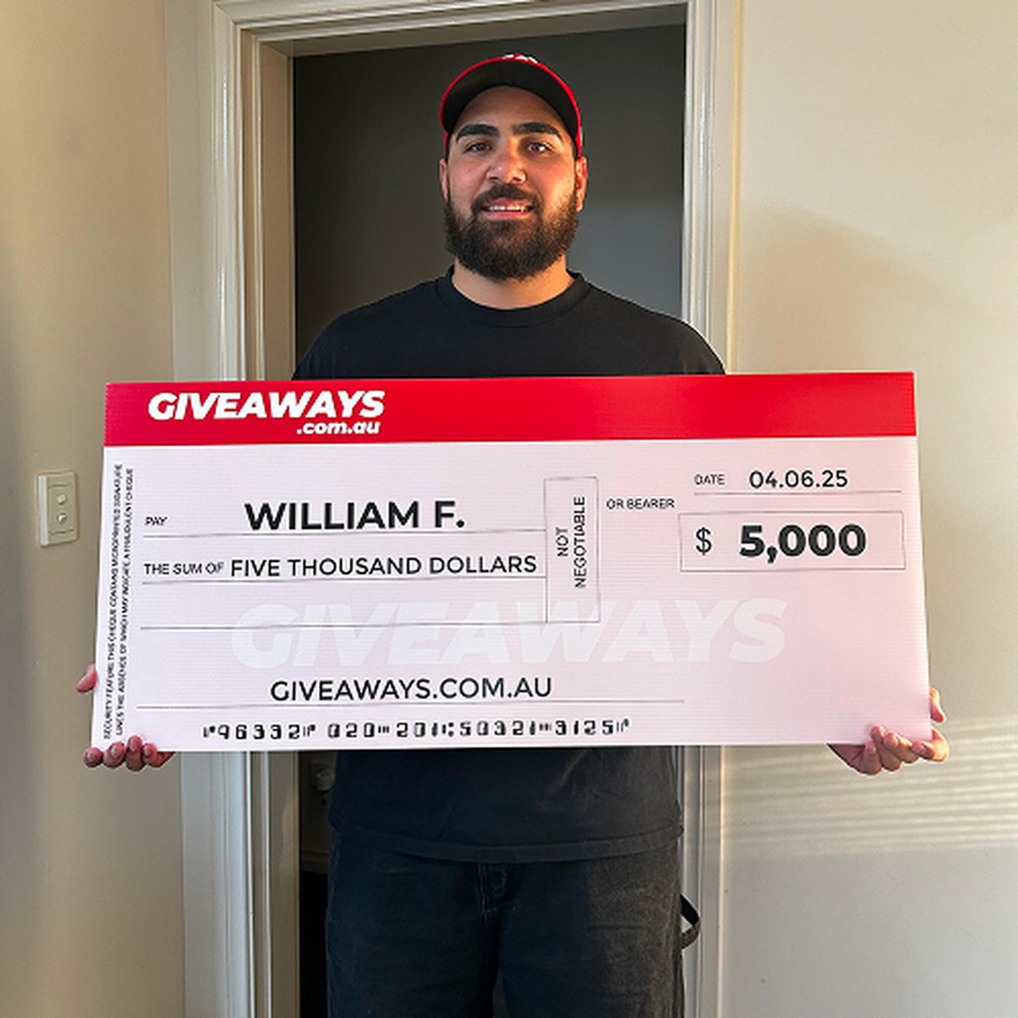 William F. Won $5000 Cash #14