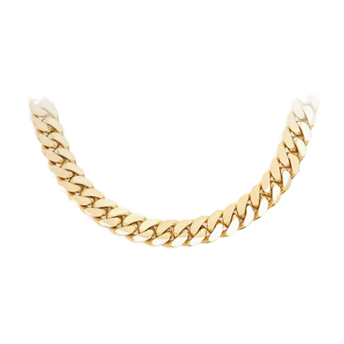 8MM Miami Cuban 14k Solid Gold Chain