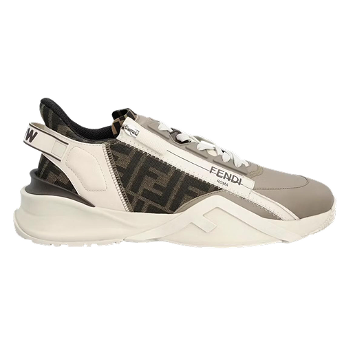 Flow Leather Jacquard Beige