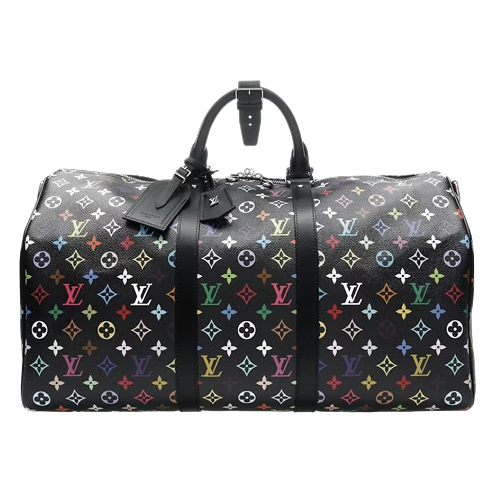 Keepall Bandouliere 50 Black Multicolored