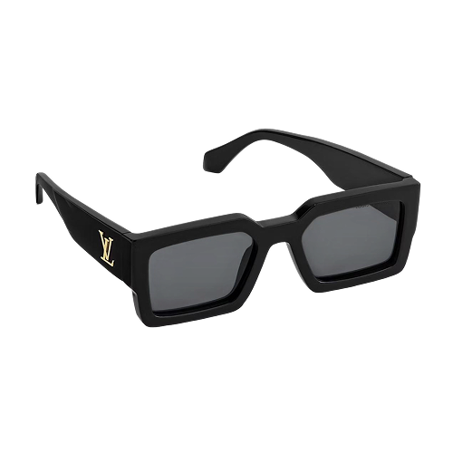LV Clash Square Sunglasses Black/Gold