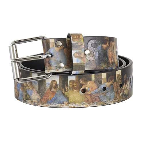 Last Supper Leather Belt