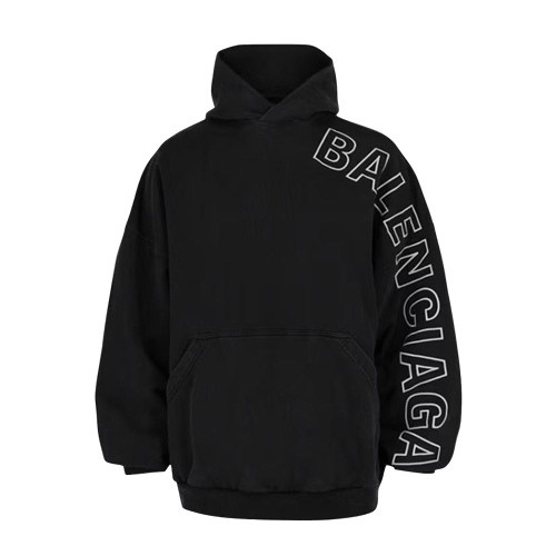 Logo Embroidered Oversized Hoodie