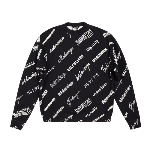 Logo Print Crewneck Sweater