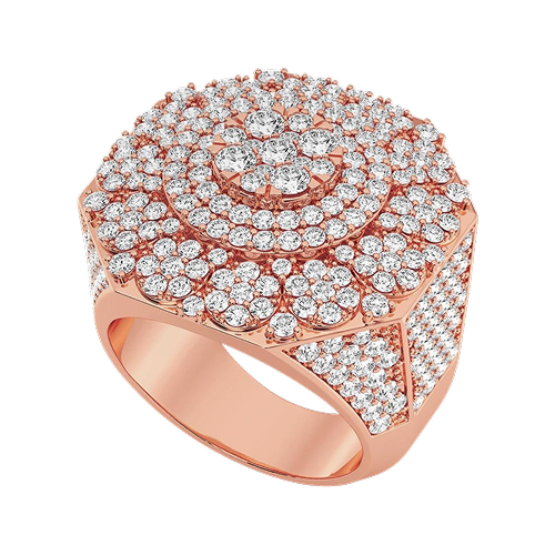 Ring 14k Solid Gold 5.00ctw