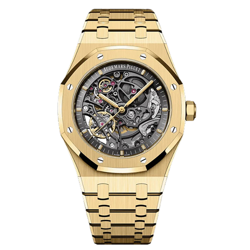 Royal Oak Yellow Gold Openworked Dial