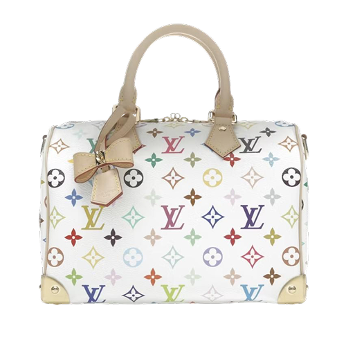 Speedy Bandoulière 25 White Multicolored