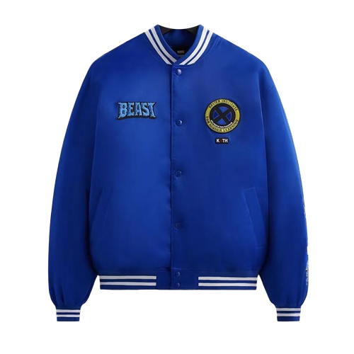 X-Men Beast Satin Bomber Jacket