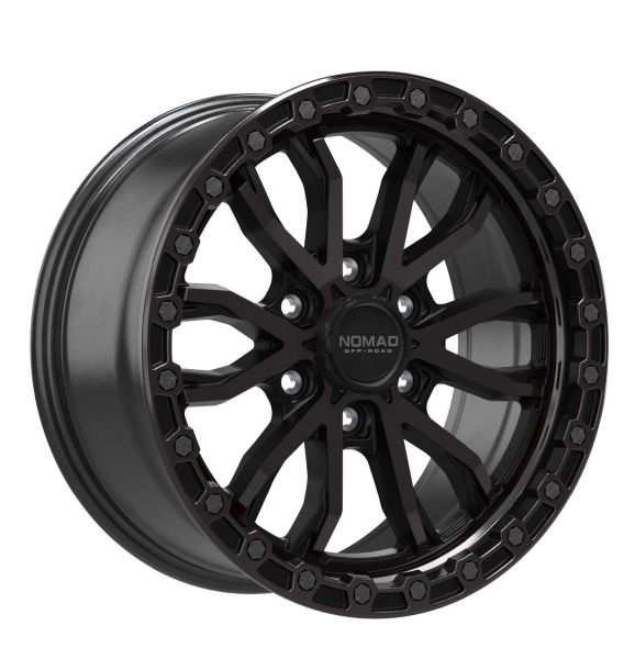 Nomad N1303 17x8.5 6x139.7 Satin Black Dark Tint