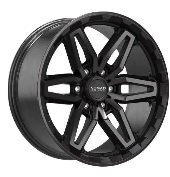 Nomad N2302 17x8.5 6x139.7 Satin Black Dark Tint