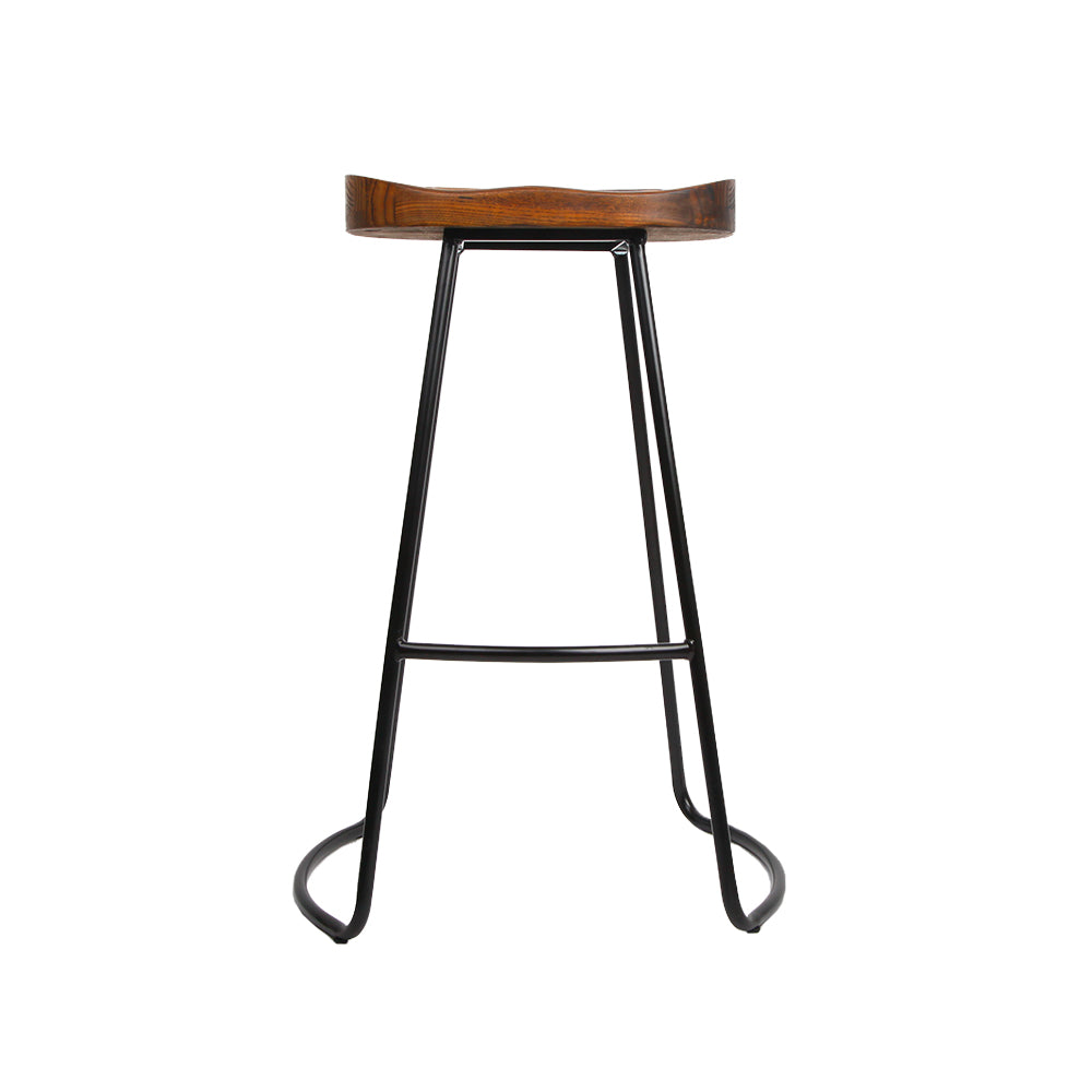 Artiss 4x Bar Stools Tractor Seat 75cm Black