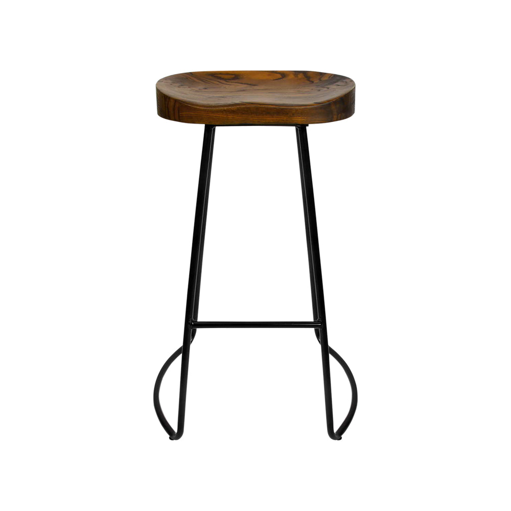 Artiss 4x Bar Stools Tractor Seat 65cm Black