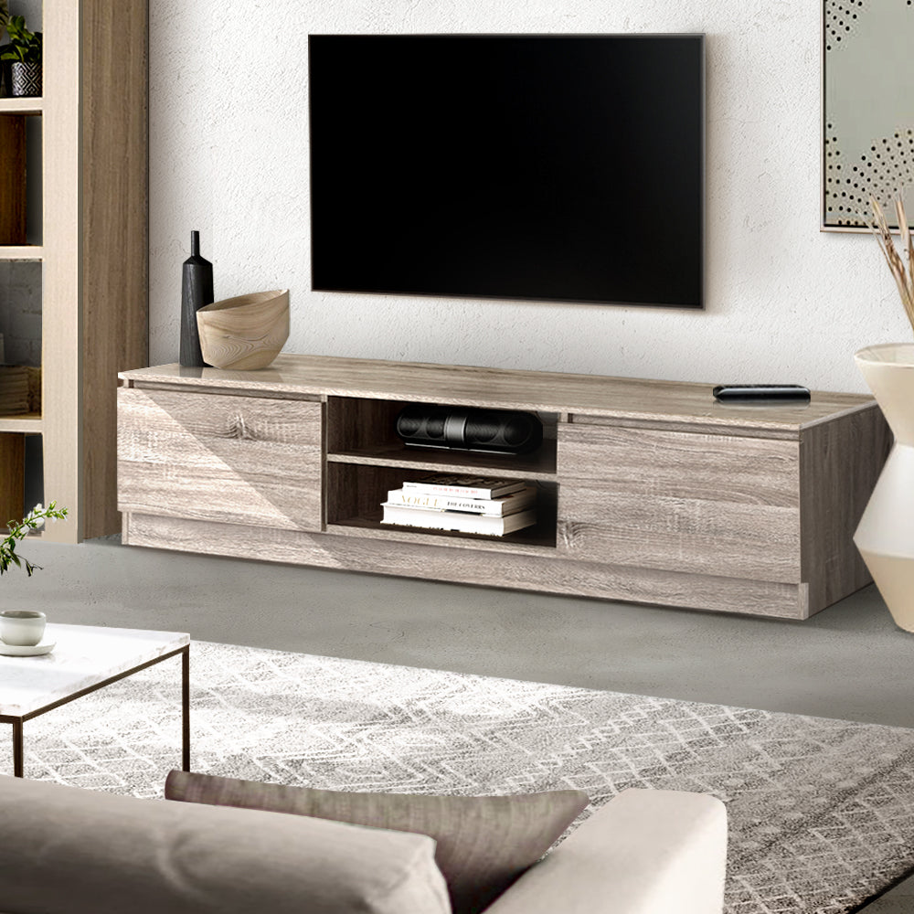 Artiss TV Cabinet Entertainment Unit 160cm Pine Charles