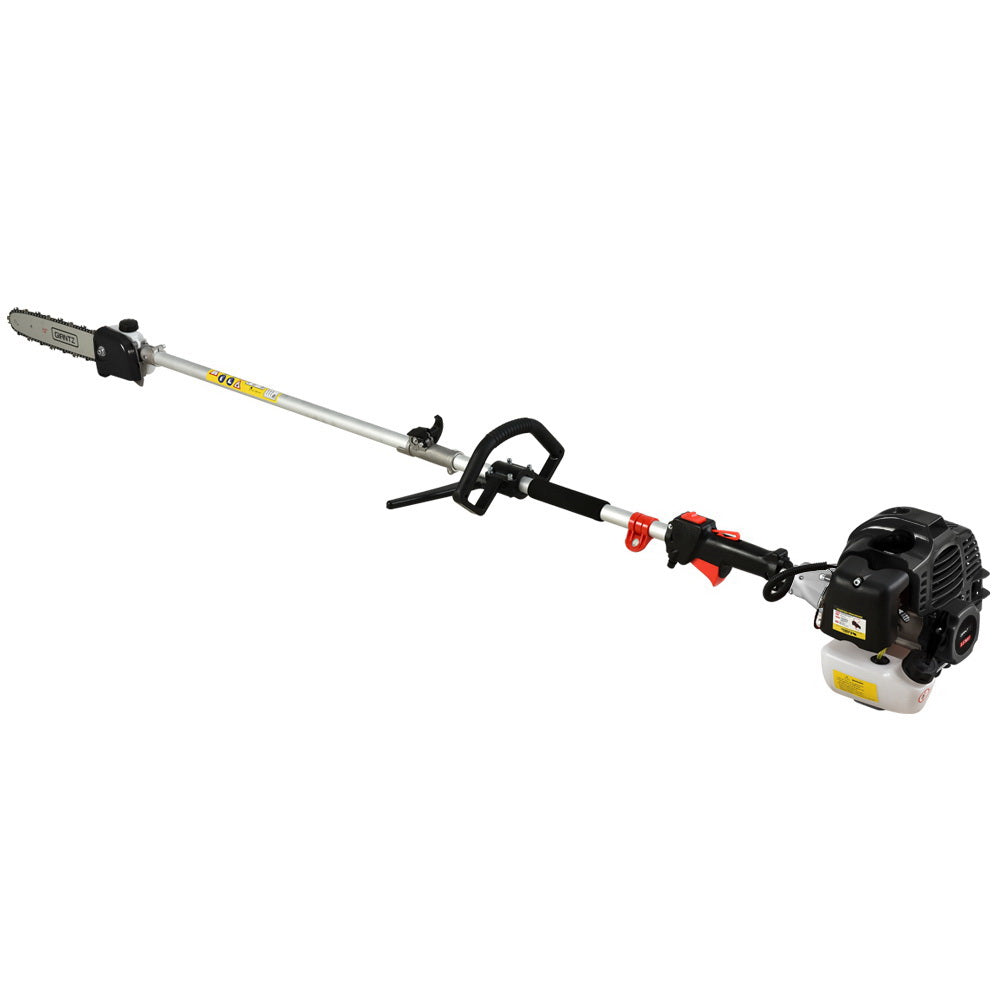 Giantz 65CC Pole Chainsaw Petrol Brush Cutter Whipper Snipper Hedge Trimmer
